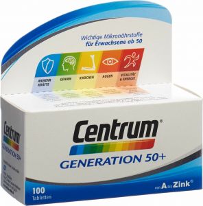 Product picture of Centrum Generation 50+ von A bis Zink 100 Tabletten