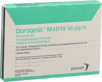 Produktbild von Durogesic Matrix Matrixpfl 50 Mcg/h 5 Stück
