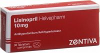 Immagine del prodotto Lisinopril Helvepharm Tabletten 10mg 30 Stück