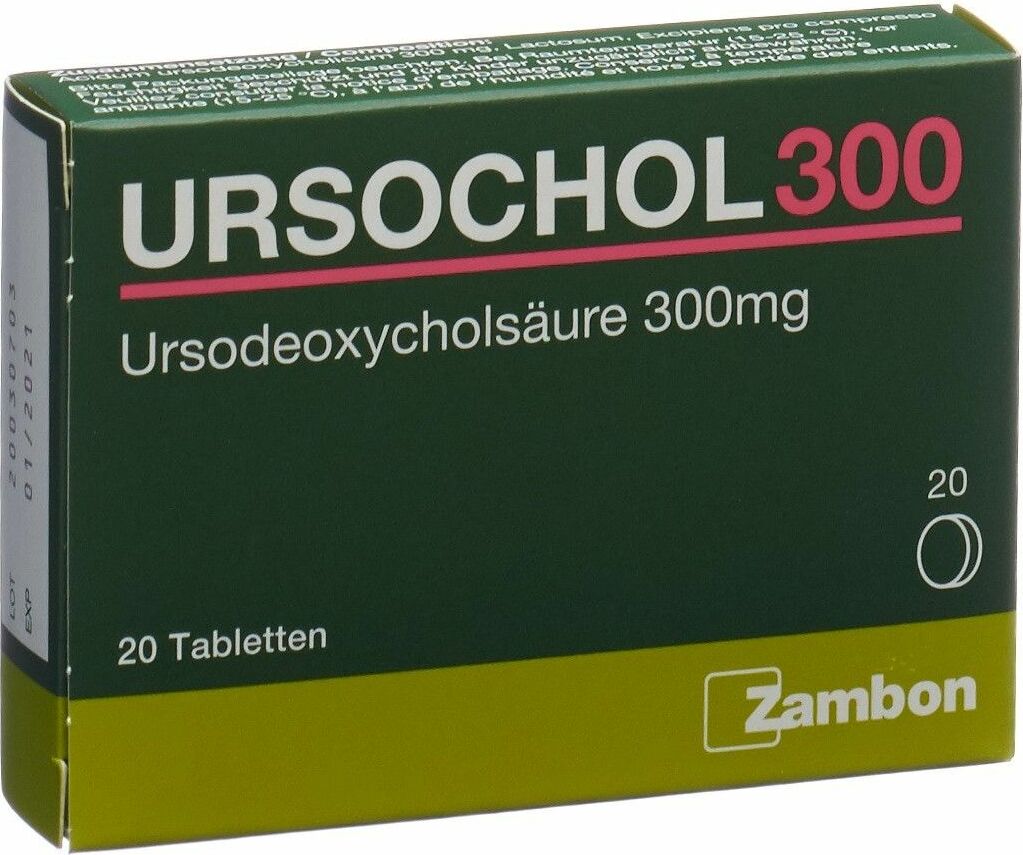Ursochol Tabletten 300mg 20 Stück in der Adler Apotheke