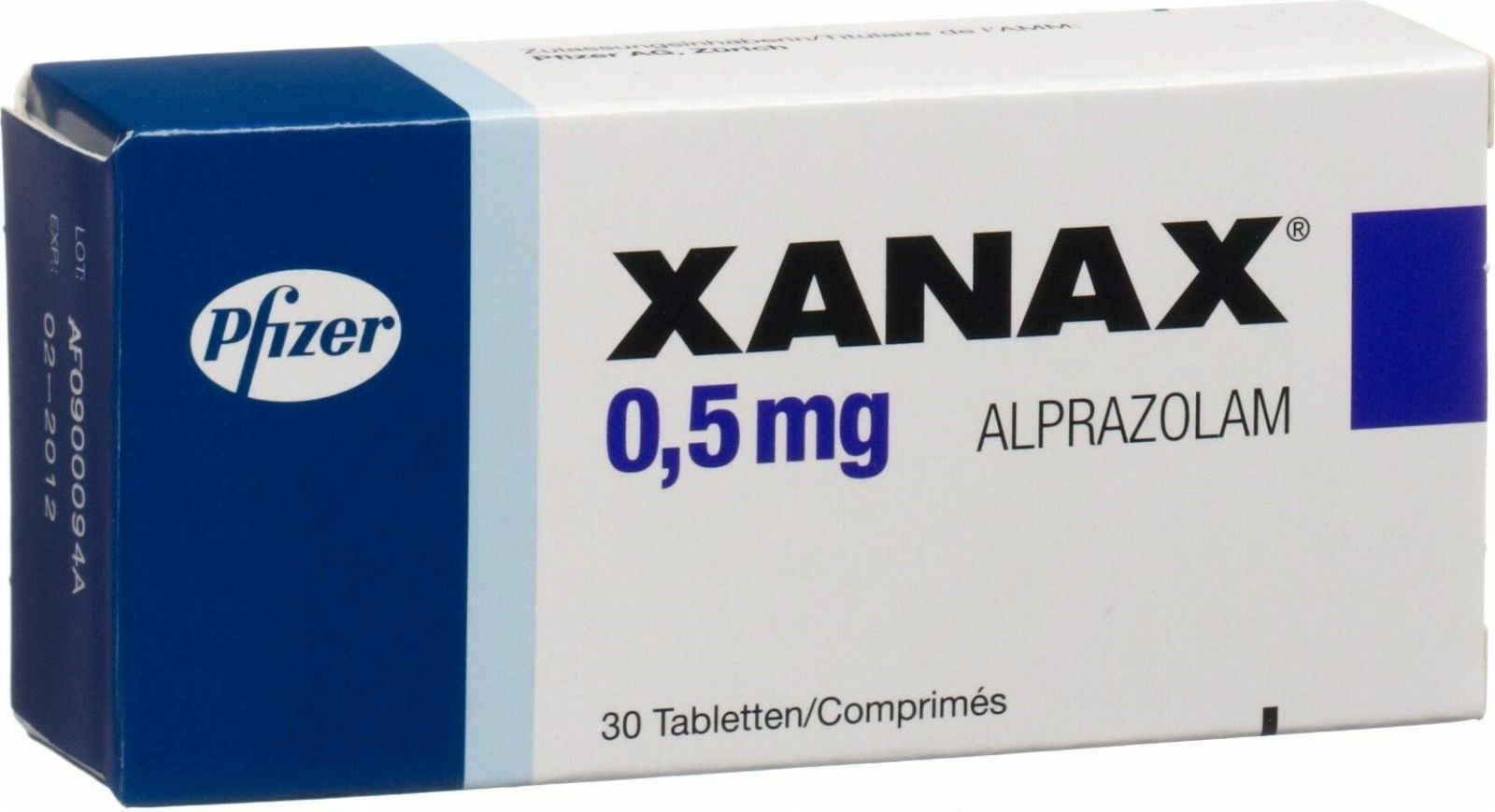 Xanax 0.5mg 30 Tabletten in der Adler Apotheke