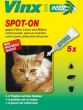 Produktbild von Vinx Bio Spot On Tropfen mit Neem Katze 5x 1ml