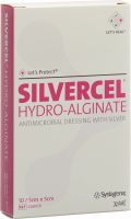 Produktbild von Let’s Protect Silvercel Hydroalginat Wundverband 5x5cm 10 Stück