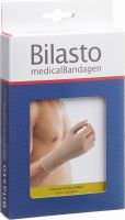 Produktbild von Bilasto Handgelenkbandage mit Daumen-Ansatz Grösse M Beige