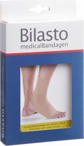 Product picture of Bilasto Fussgelenkbandage Ferse Offen Grösse L Beige