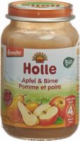Image du produit Holle Pomme et Poire du 4ème mois Bio 190g