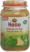 Product picture of Holle Broccoli with wholegrain Rice from the 4th month Bio 190g