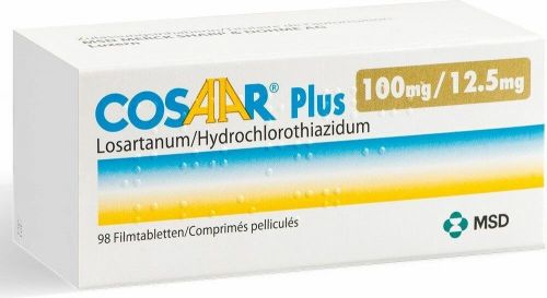Cosaar Plus Filmtabletten 100/12.5 98 Stück in der Adler Apotheke