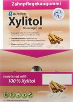 Produktbild von Miradent Xylitol Zahnpflege Kaugummi Zimt 12x 30 Stück