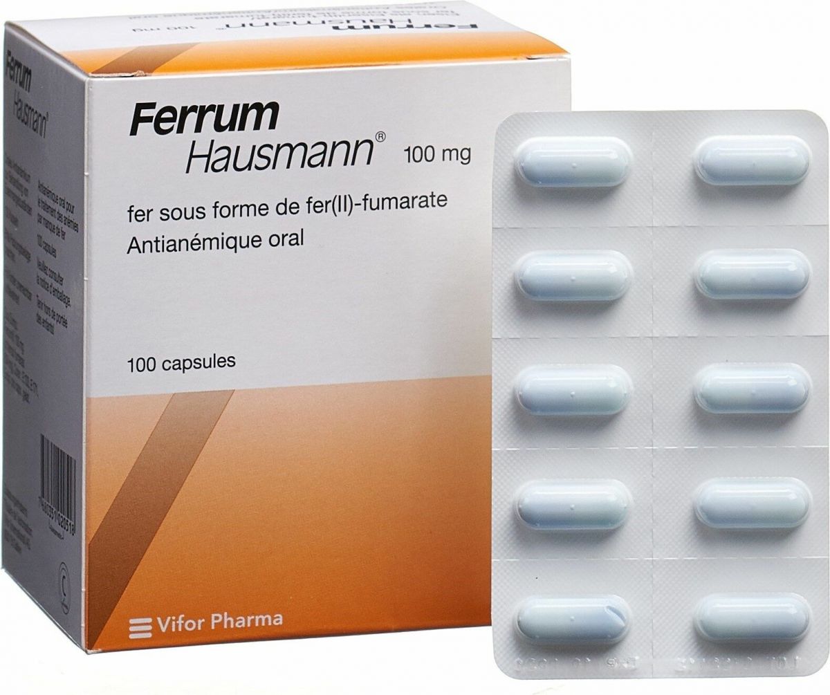 Ferrum Hausmann 100 Kapseln in der Adler Apotheke
