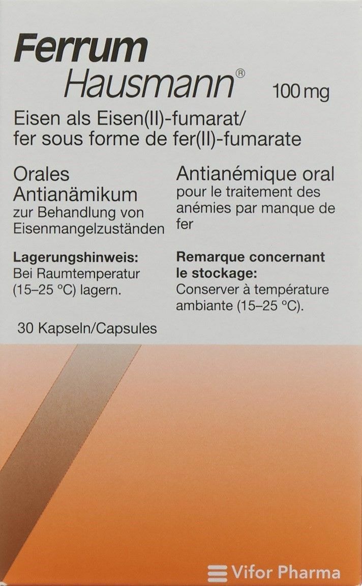 Ferrum Hausmann 30 Kapseln in der Adler Apotheke