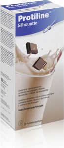 Produktbild von Protiline Silhouette Pulver Schokolade 10x 25g