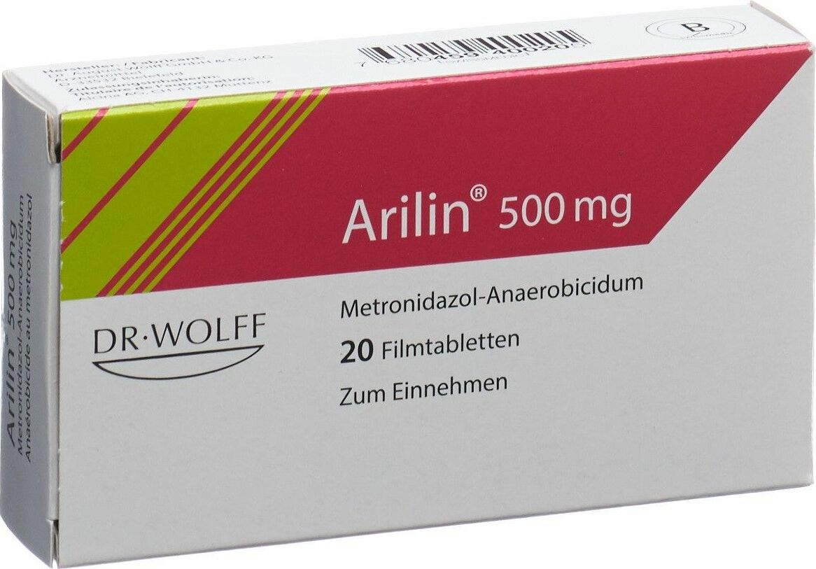 Arilin 500 Filmtabletten 500mg 20 Stück in der Adler Apotheke