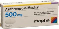 Immagine del prodotto Azithromycin Mepha 500 Lactabs 500mg 3 Stück