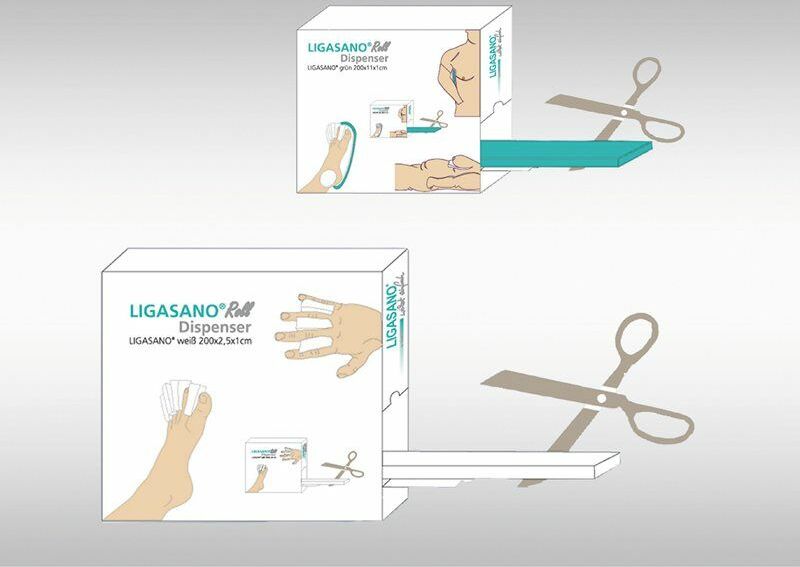 Ligasano Roll 200x11x1cm Weiss Disp in der Adler Apotheke
