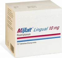 Produktbild von Maxalt Lingual Tabletten 10mg 12 Stück