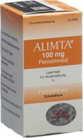 Produktbild von Alimta Trockensubstanz 100mg für Infusionslösung Durchstechflasche