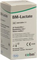 Produktbild von Cobas Accutrend Lactat Teststreifen 25 Stück