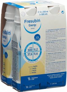 Produktbild von Fresubin Energy Drink Vanille 4x 200ml