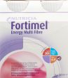 Produktbild von Fortimel Energy MultiFibre Erdbeer 4x 200ml