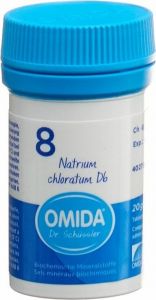 Produktbild von Omida Schüssler Nr. 8 Natrium Chloratum Tabletten D6 20g