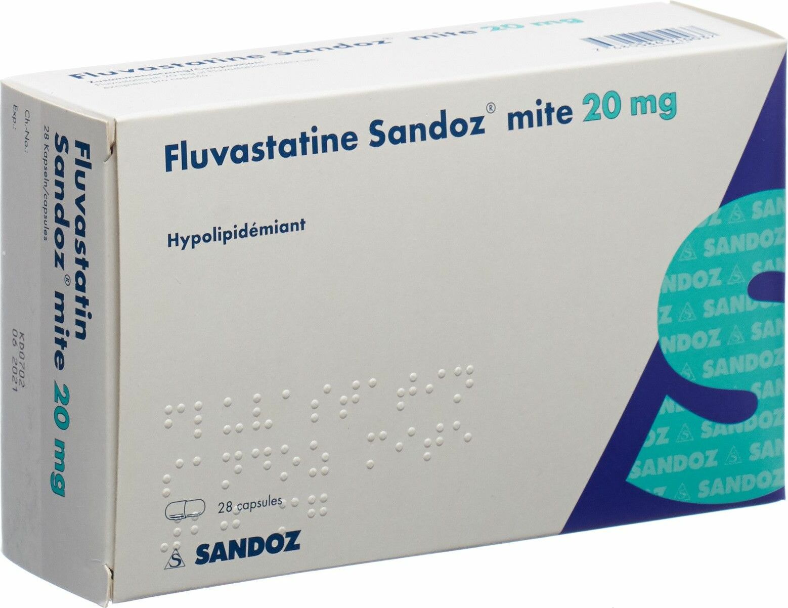 Fluvastatin Sandoz Mite Kapseln 20mg 28 Stück in der Adler Apotheke