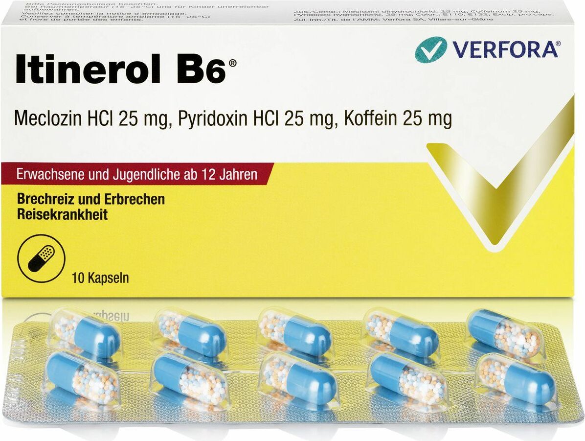 Itinerol B6 10 Kapseln in der Adler Apotheke