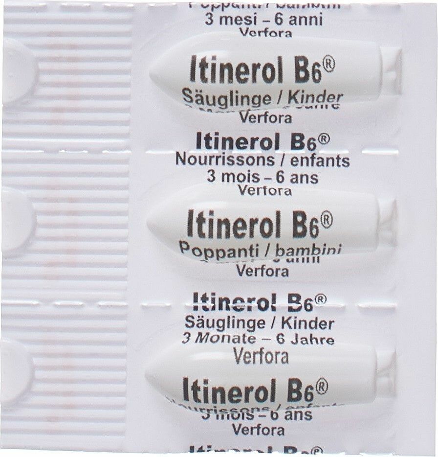 Itinerol B6 Zäpfchen Bebe 6 Stück in der Adler Apotheke