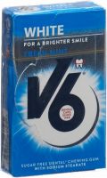 Produktbild von V6 White Kaugummi Freshmint Box