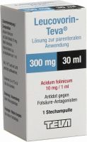 Produktbild von Leucovorin Teva Injektionslösung 300mg/30ml Durchstechflasche 30ml