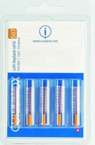 Product picture of Curaprox CPS 507 Soft Implant Brushes Orange 5 pieces