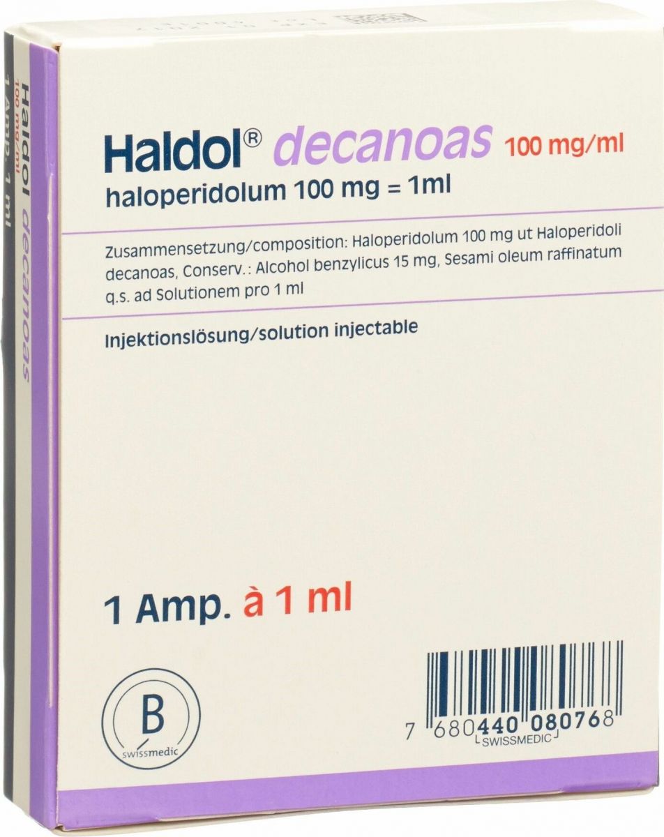 Haldol Decanoas Injektionslösung 100mg/ml Ampullen 1ml in der Adler