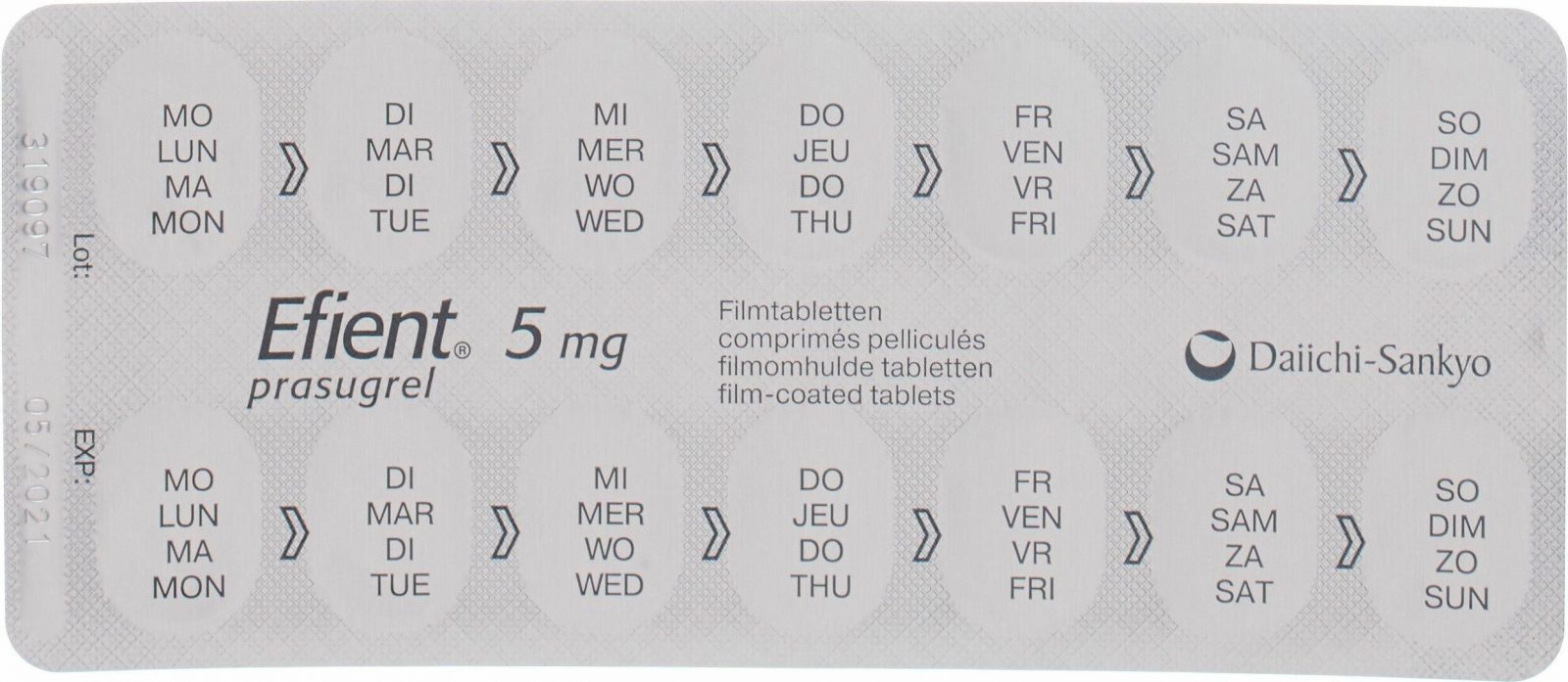 Efient Filmtabletten 5mg 28 Stück in der Adler Apotheke