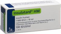 Immagine del prodotto Insulin Insulatard Hm Ampullen 10ml