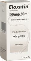 Produktbild von Eloxatin Infusionskonzentrat 100mg/20ml Durchstechflasche 20ml