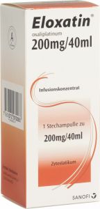 Produktbild von Eloxatin Infusionskonzentrat 200mg/40ml Durchstechflasche 40ml