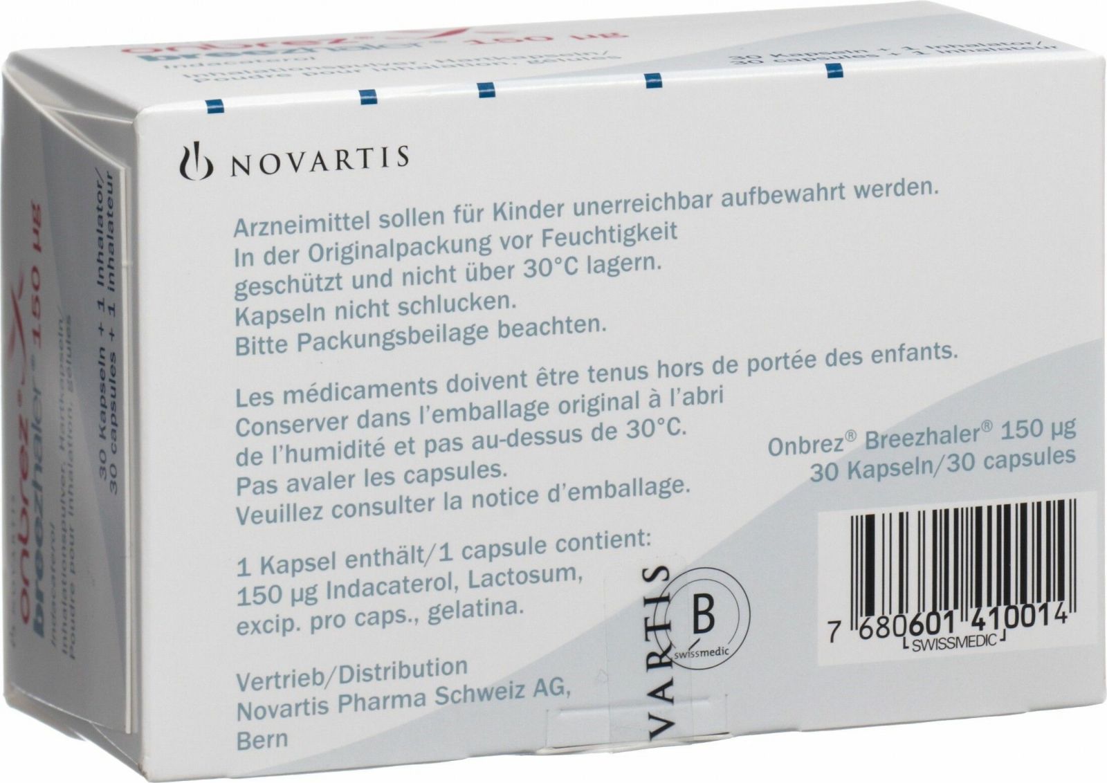 Onbrez Breezhaler 0.15mg 30 Stück in der Adler Apotheke