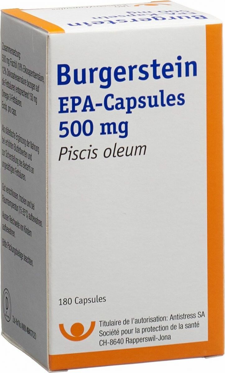 Burgerstein Epa 180 Kapseln in der Adler Apotheke