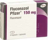 Produktbild von Fluconazol Pfizer Kapseln 150mg 4 Stück