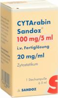 Produktbild von Cytarabin Sandoz Injektionslösung 100mg/5ml Durchstechflasche