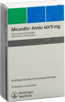 Produktbild von Micardis Amlo Tabletten 40/5mg 28 Stück