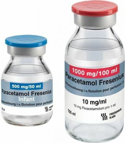 Paracetamol Fresenius 500mg/50ml Kind 10x 50ml in der Adler Apotheke