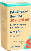 Produktbild von Paclitaxel Sandoz 30mg/5ml Durchstechflasche 5ml