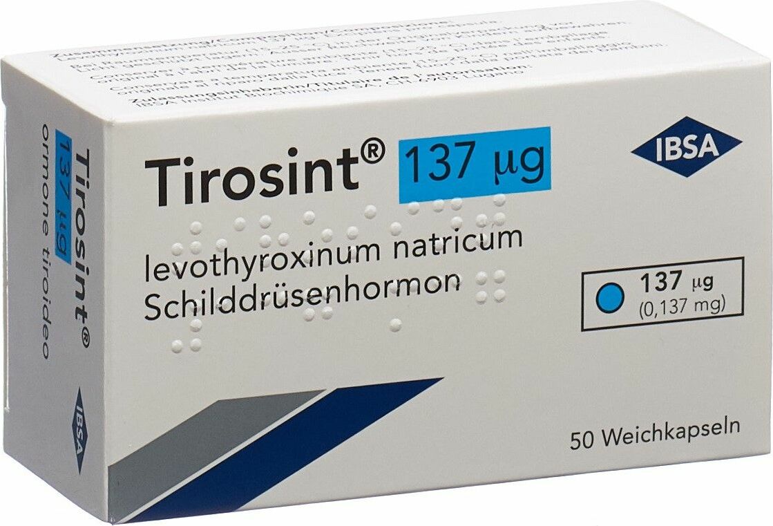 Tirosint Kapseln 137mcg 50 Stück in der Adler Apotheke
