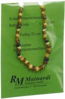 Image du produit Mainardi Chaîne de bébé en ambre colorée avec fermoir de sécurité de 32cm