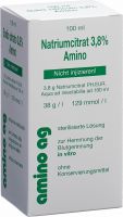 Produktbild von Natriumcitrat Amino Lösung 3.8% Durchstechflasche 100ml