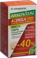 Produktbild von Acerola Arkopharma Tabletten 1000mg Duo 2x 30 Stück