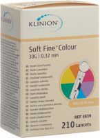 Produktbild von Klinion Soft Fine Einmallanzette 30g Steril 210 Stück