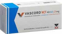 Produktbild von Vascord HCT Filmtabletten 40/10/25 Mg 98 Stück
