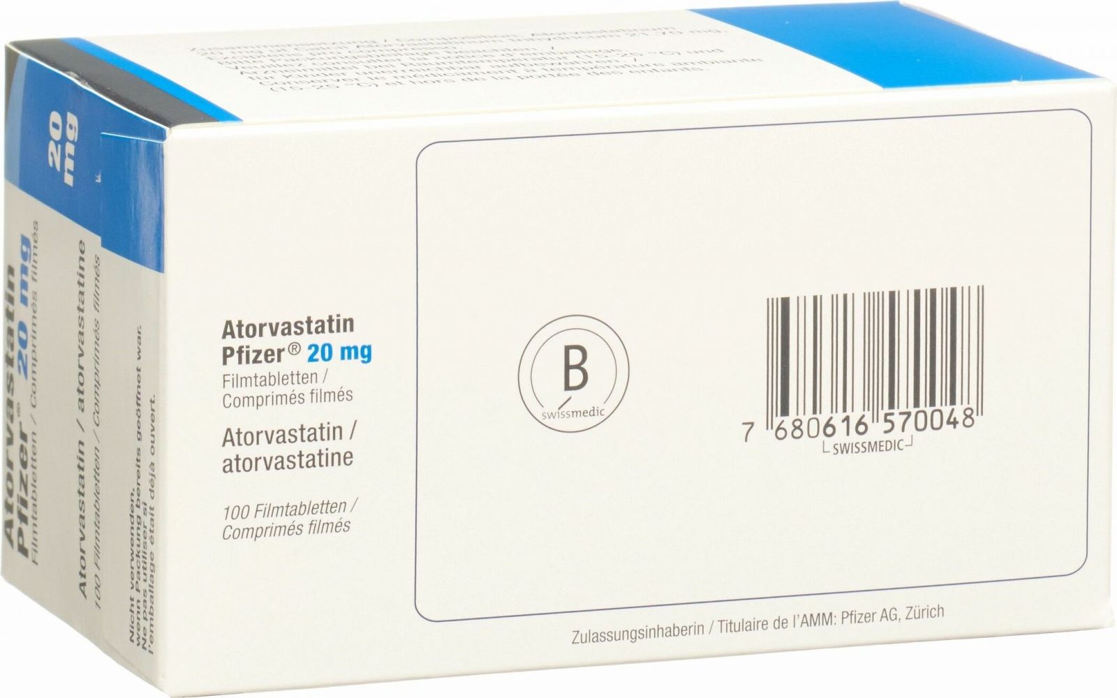 Atorvastatin Pfizer Filmtabletten 20mg 100 Stück in der Adler Apotheke Atorvastatin Pfizer Filmtabletten 20mg 100 Stück in der Adler Apotheke